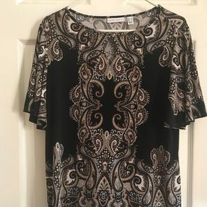 Susan Graver printed top